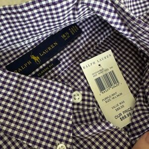 NWT Ralph Lauren Long sleeve button down